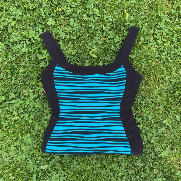 Y2K ocean tank top - Picture 1 of 4